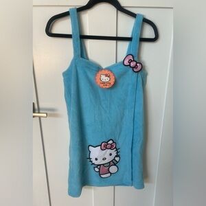 NWT Sanrio Hello Kitty coverup/bath wrap. Size s/m
